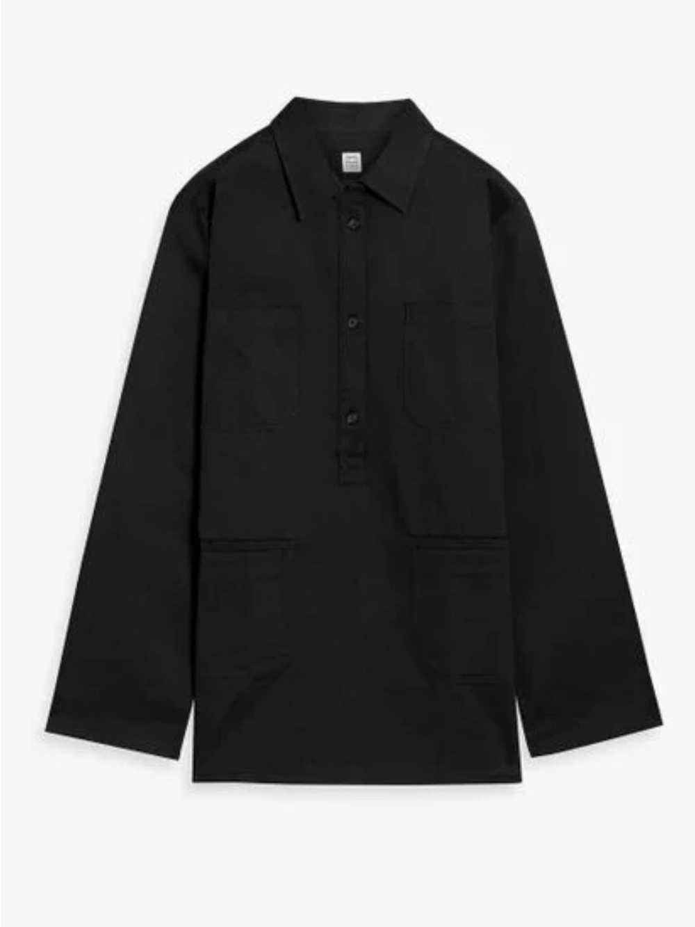 TOTEME - Cotton Twill Shirt W/pockets - Picture 2 of 11